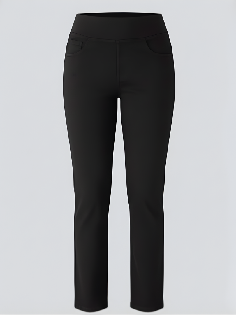 ElsaShape Denim Hoge Taille Jeans met Zakken – Comfortabele Look