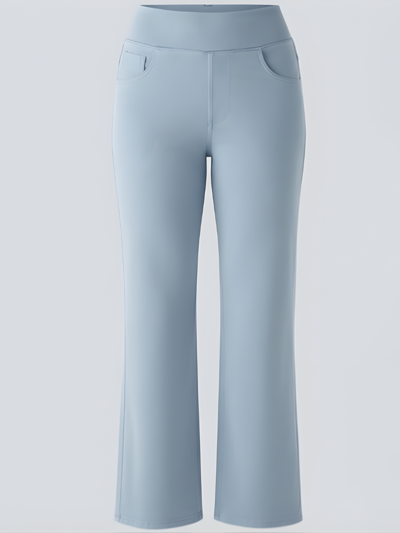 ElsaShape Denim Hoge Taille Jeans met Zakken – Comfortabele Look