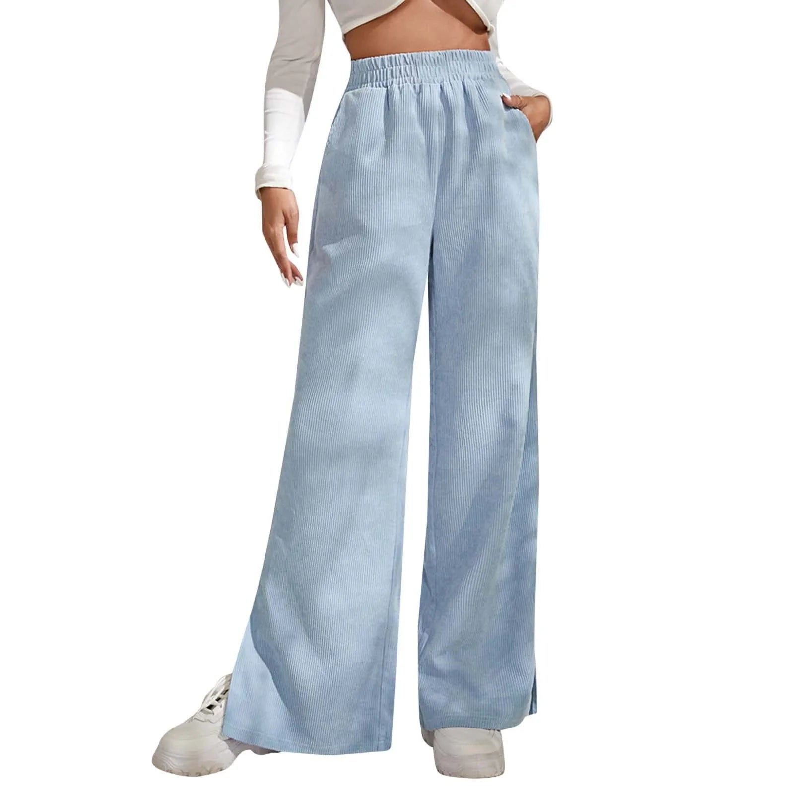 ElsaShape Corduroy wijde broek