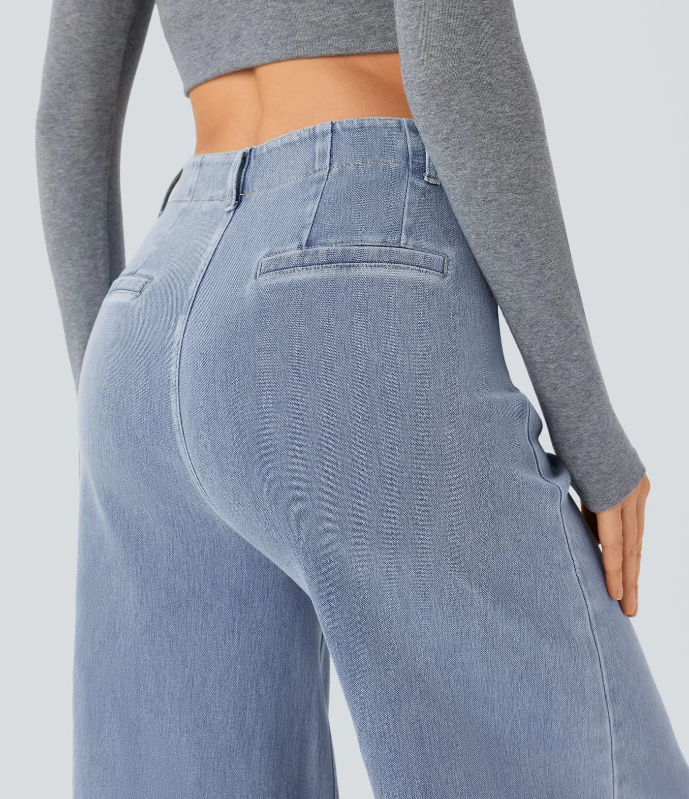 Noor | Stretchy broek met hoge taille