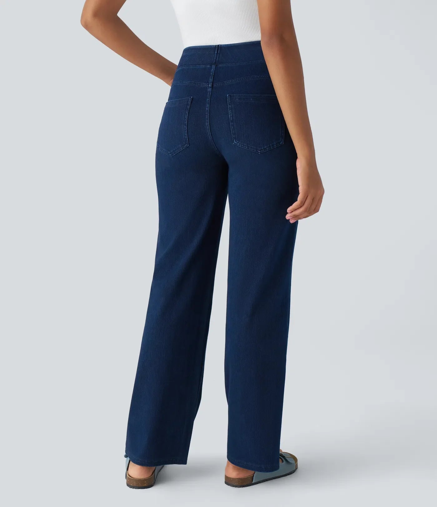 Mila | Elastische & Comfortabele Broek Met Hoge Taille