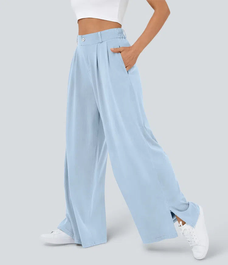 Sara | Stretchy broek met hoge taille