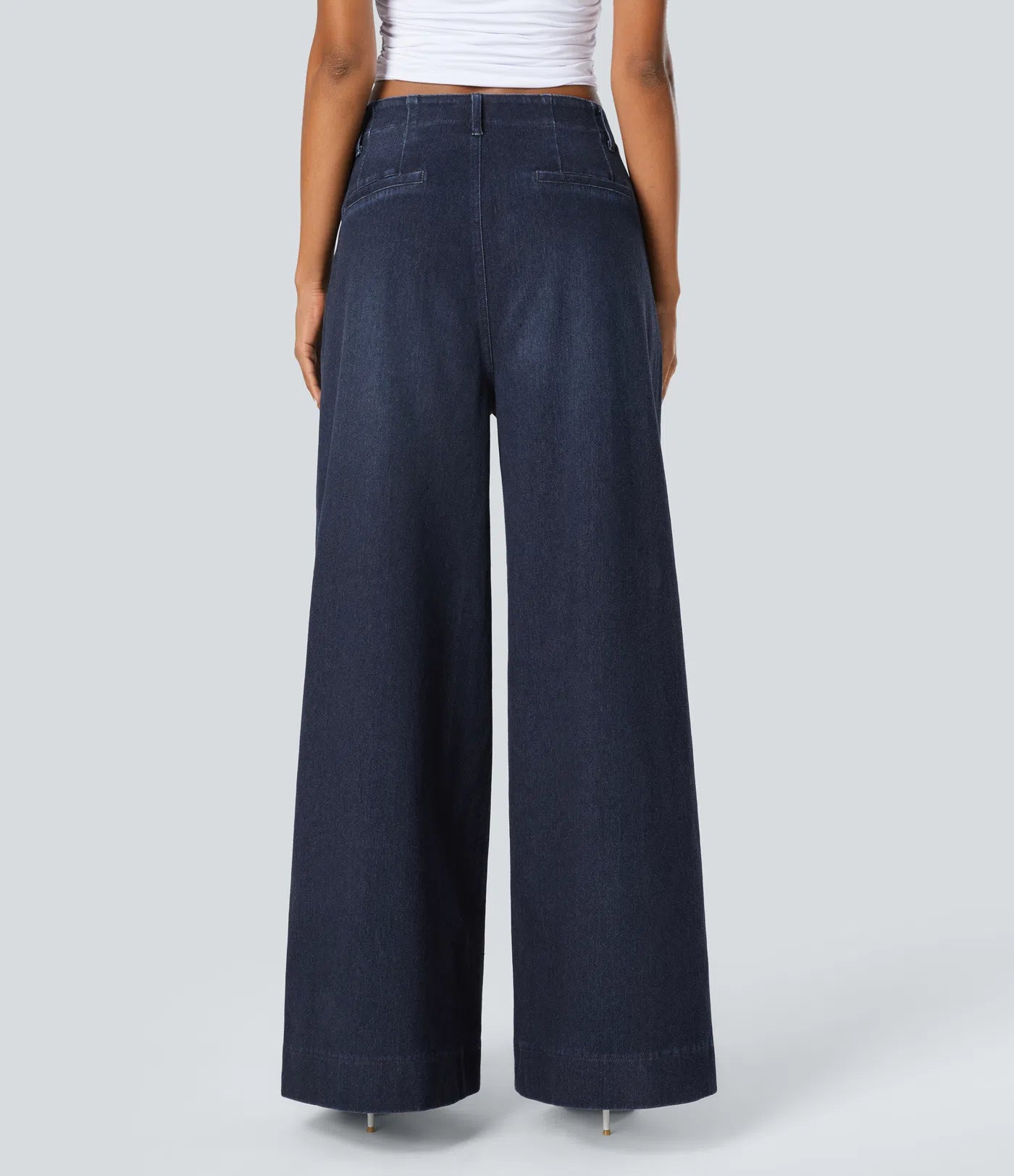 Noor | Stretchy broek met hoge taille