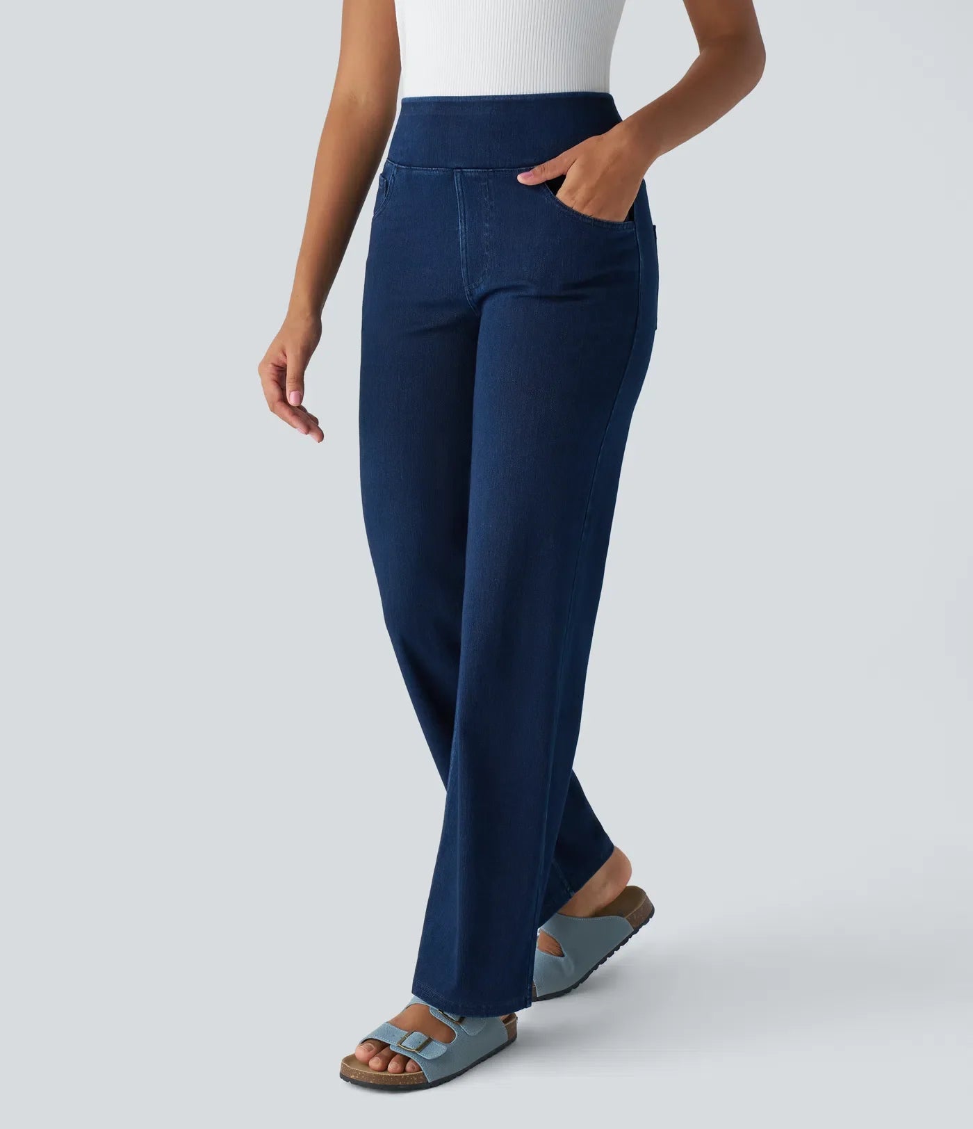 Mila | Elastische & Comfortabele Broek Met Hoge Taille