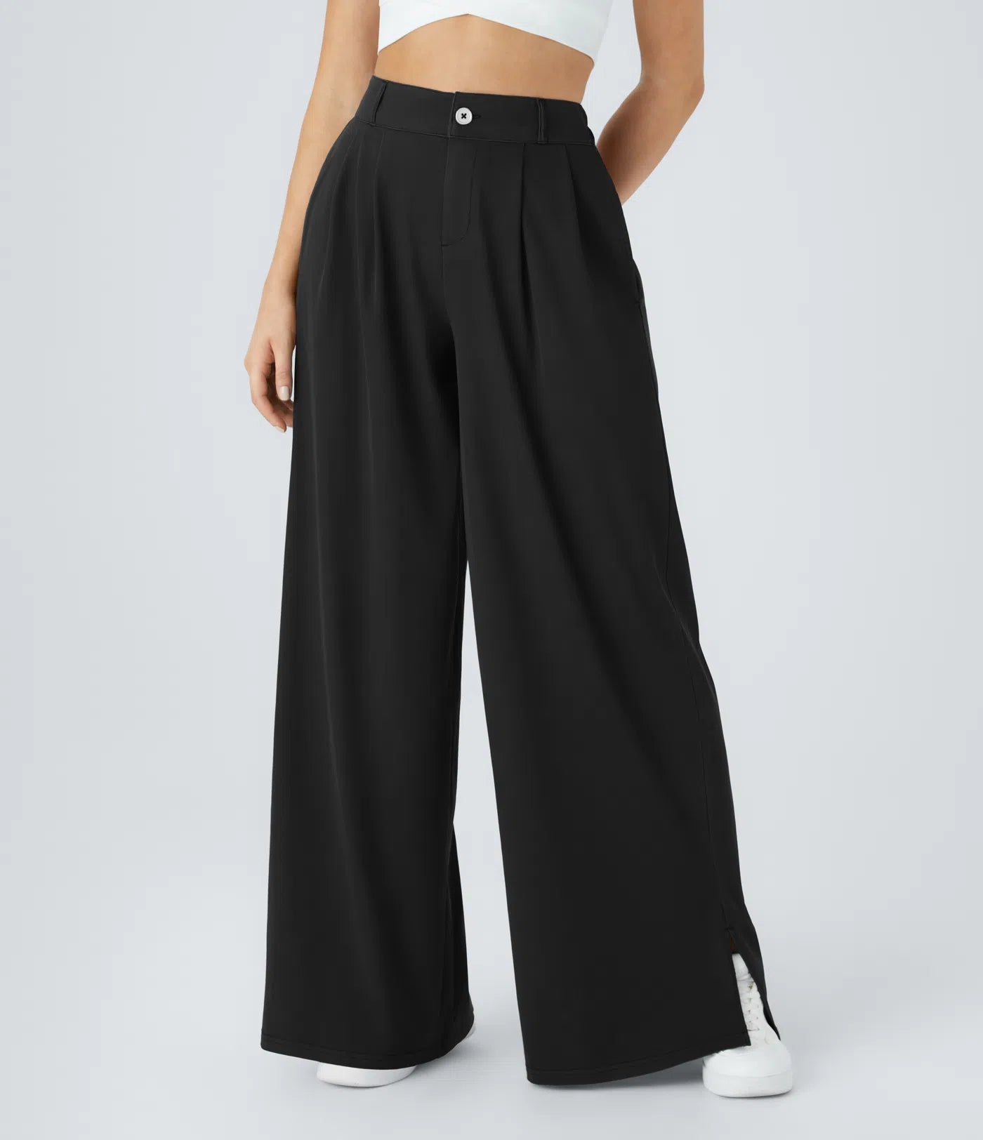 Sara | Stretchy broek met hoge taille
