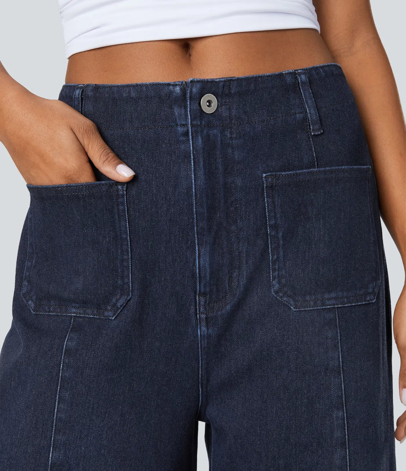 Noor | Stretchy broek met hoge taille
