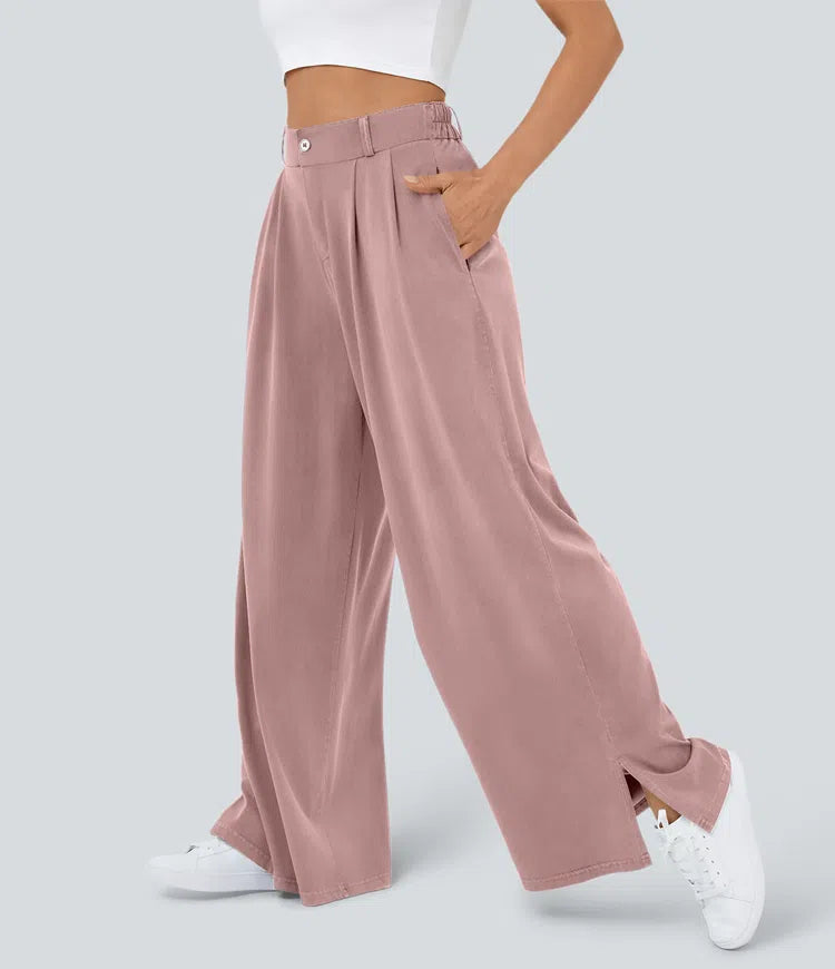 Sara | Stretchy broek met hoge taille