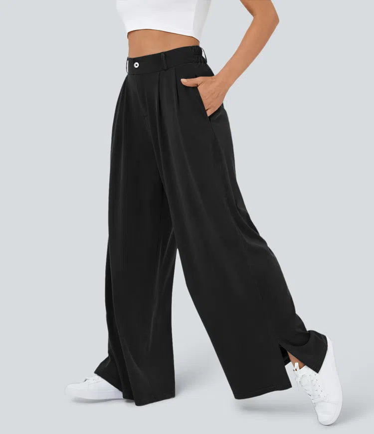 Sara | Stretchy broek met hoge taille