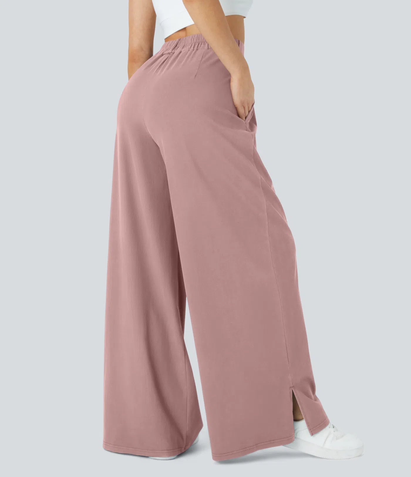 Sara | Stretchy broek met hoge taille
