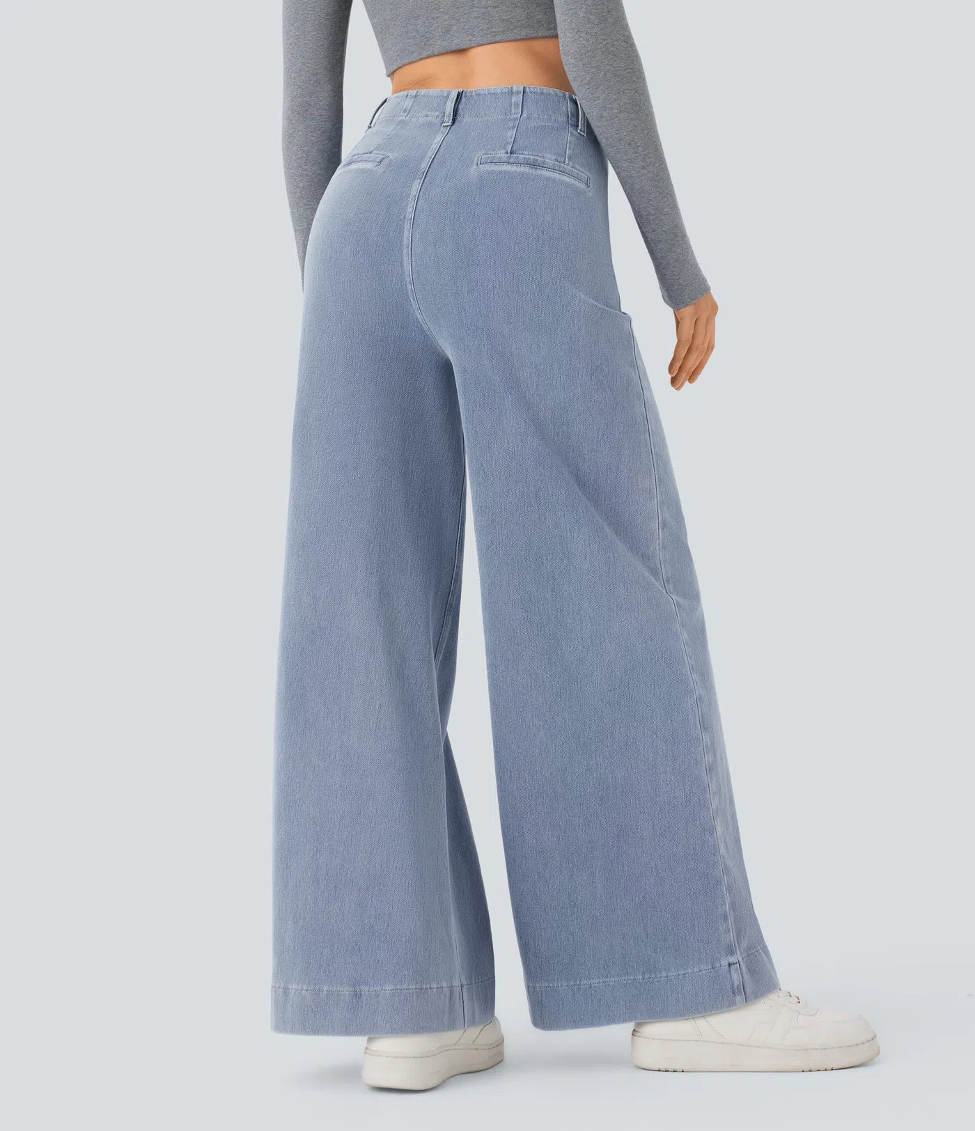 Noor | Stretchy broek met hoge taille