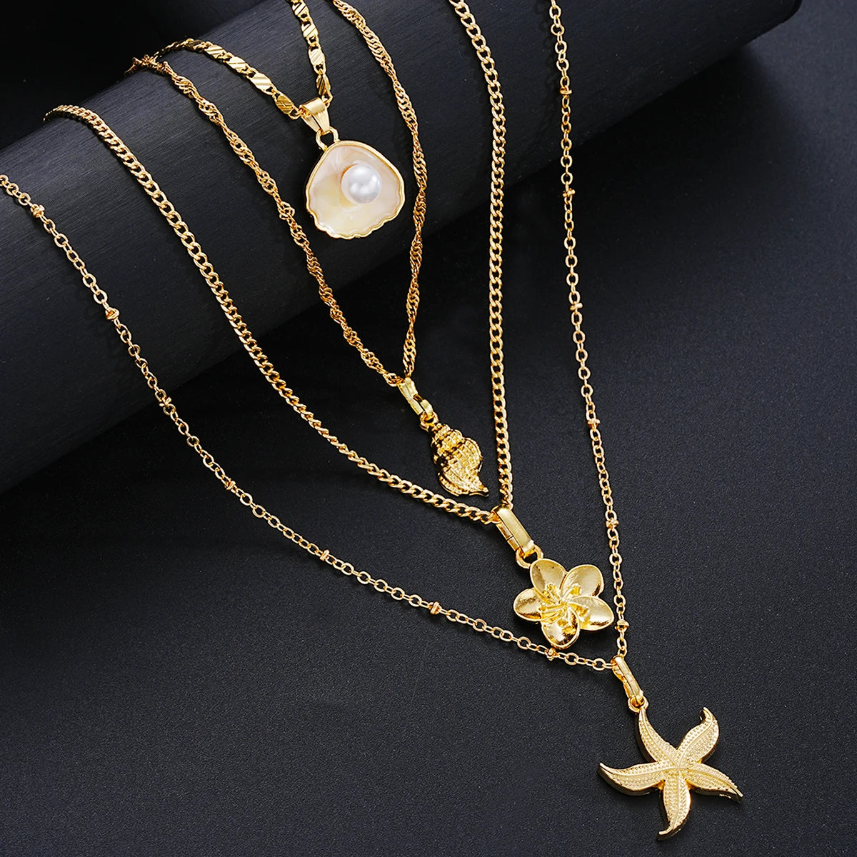 4-delige ketting set